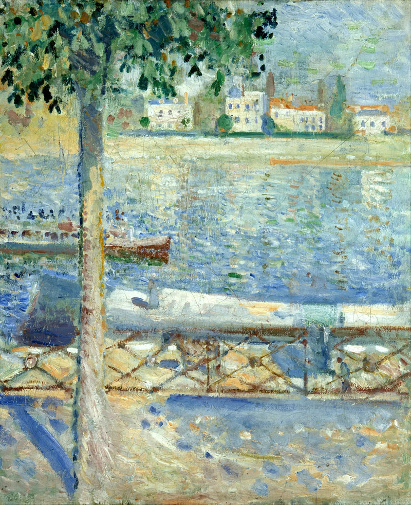 El Sena en Saint-Cloud - Edvard Munch