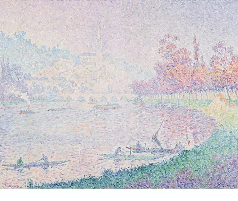 El Sena en Saint-Cloud - Paul Signac