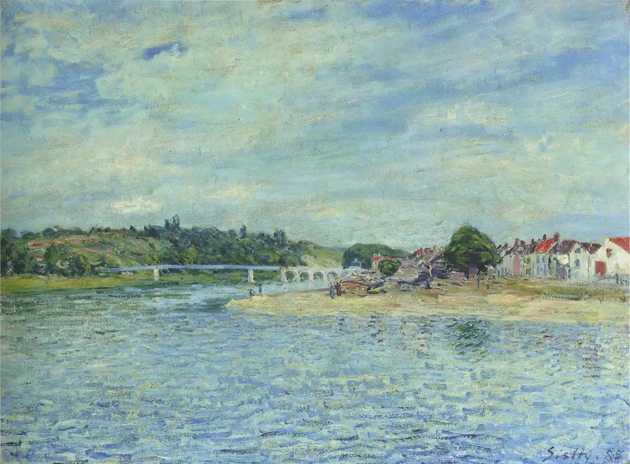 El Sena en Saint-Mammès - Alfred Sisley