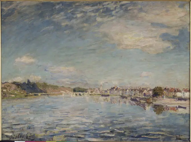 El Sena en Saint-Mammès - Alfred Sisley