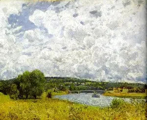 El Sena en Suresnes - Alfred Sisley
