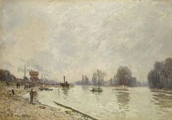 El Sena en Suresnes - Alfred Sisley