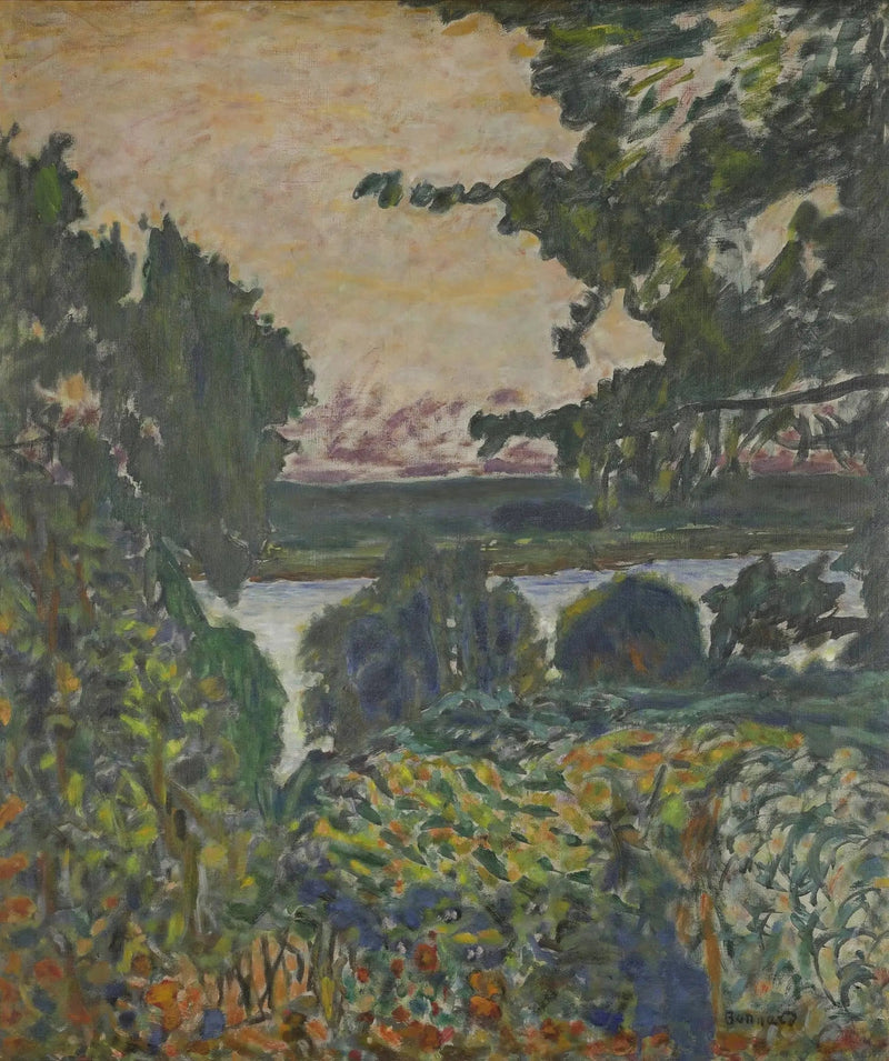 El Sena en Vernon - Pierre Bonnard