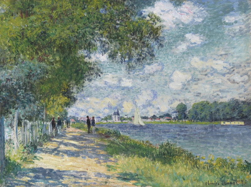 El Sena en Argenteuil W373 - Claude Monet