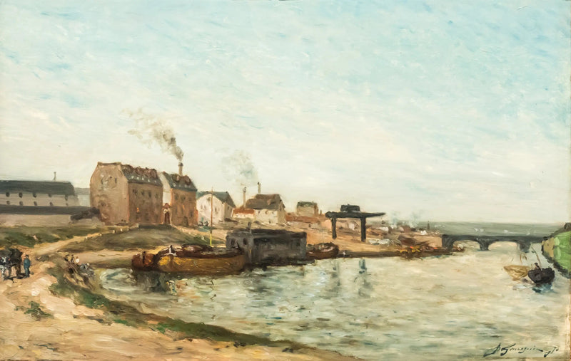 El Sena en el Puente de Grenelle - Paul Gauguin