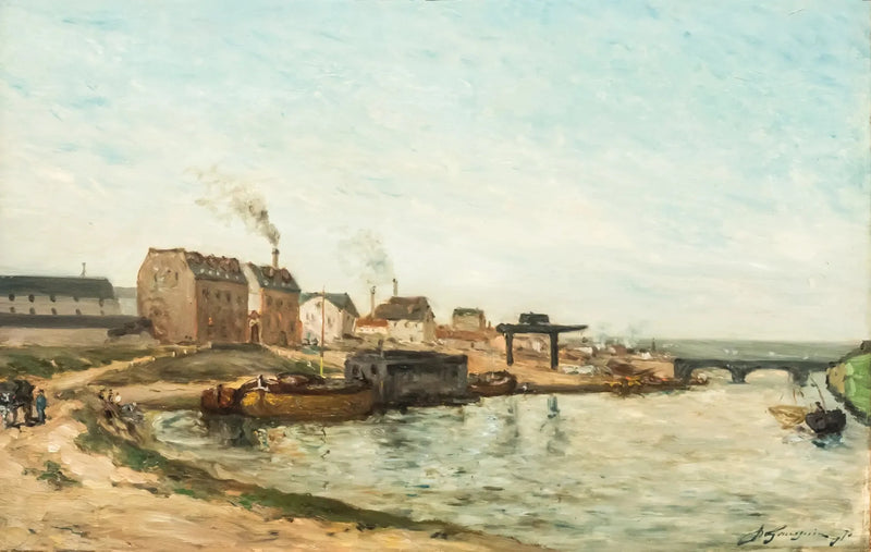 El Sena en el Puente de Grenelle - Paul Gauguin