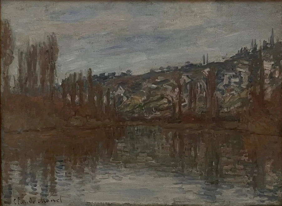 El Sena aguas abajo de Vétheuil - Claude Monet