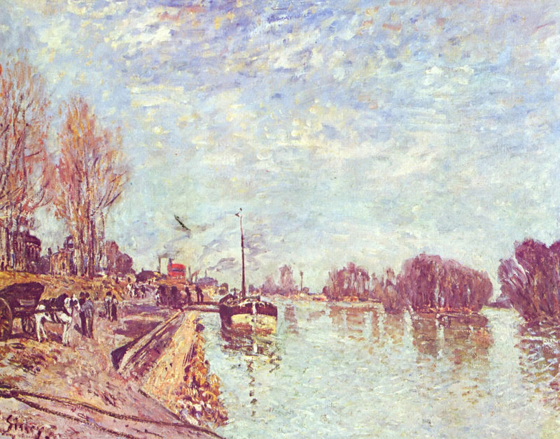 El Sena cerca de Suresnes - Alfred Sisley