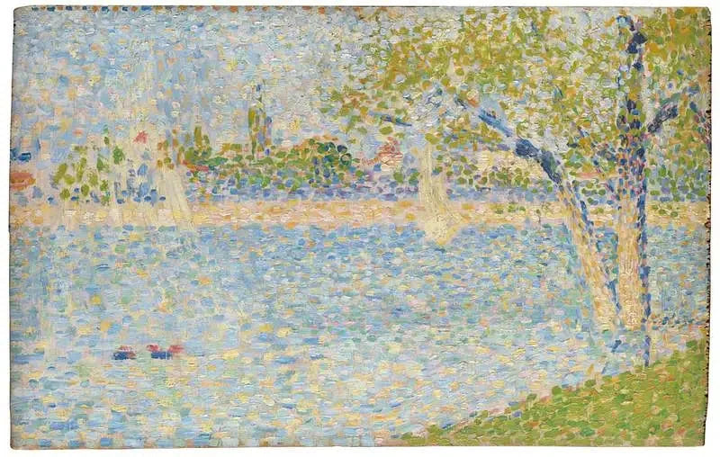 El Sena visto desde la Gran Jatte - Georges Seurat