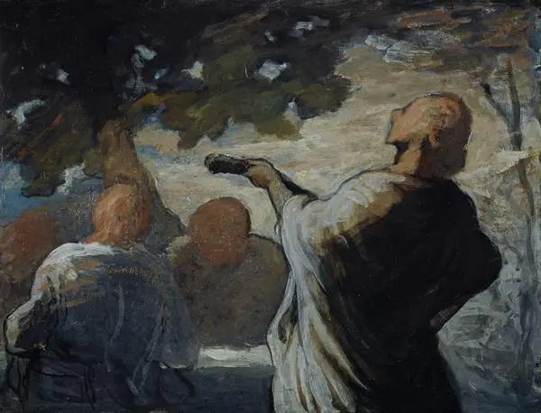 La Serenata - Honoré Daumier