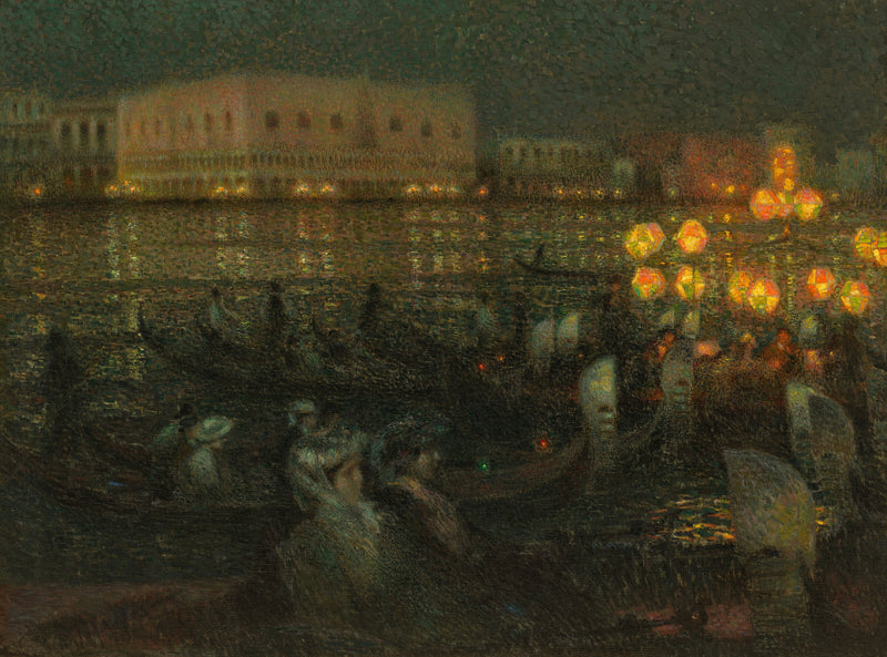 La Serenata, Venecia - Henri Le Sidaner