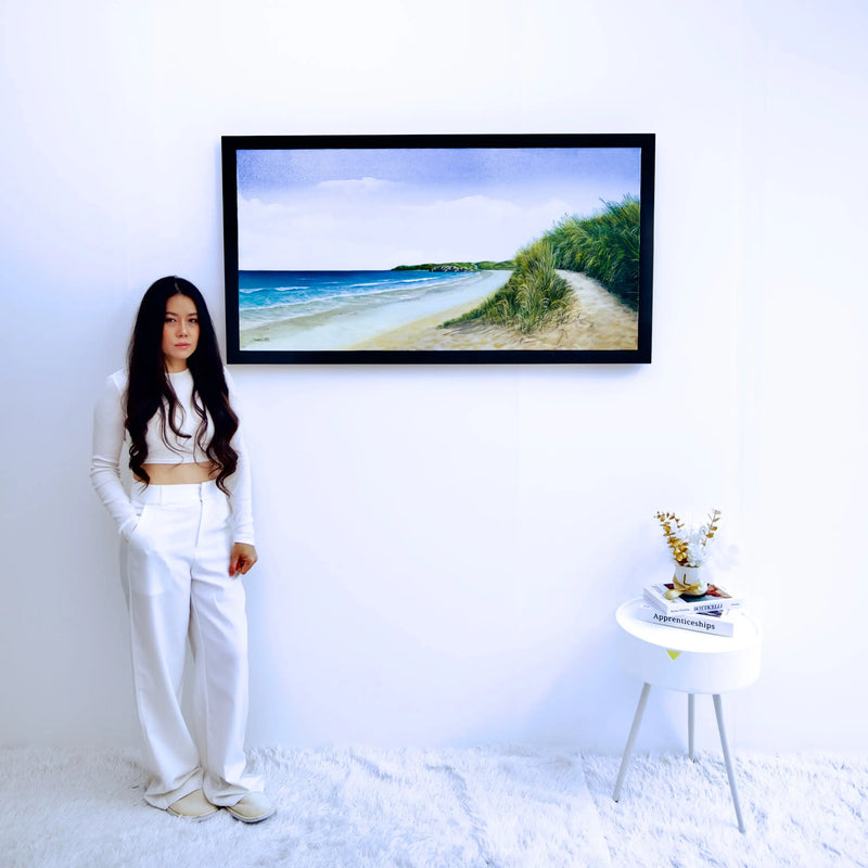La Serenidad en la Playa | 120 x 60 cm