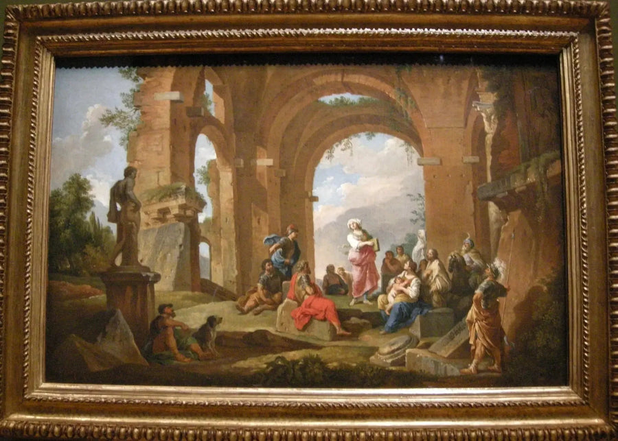 La Sibila de Cumas entregando los Oráculos - Giovanni Paolo Panini