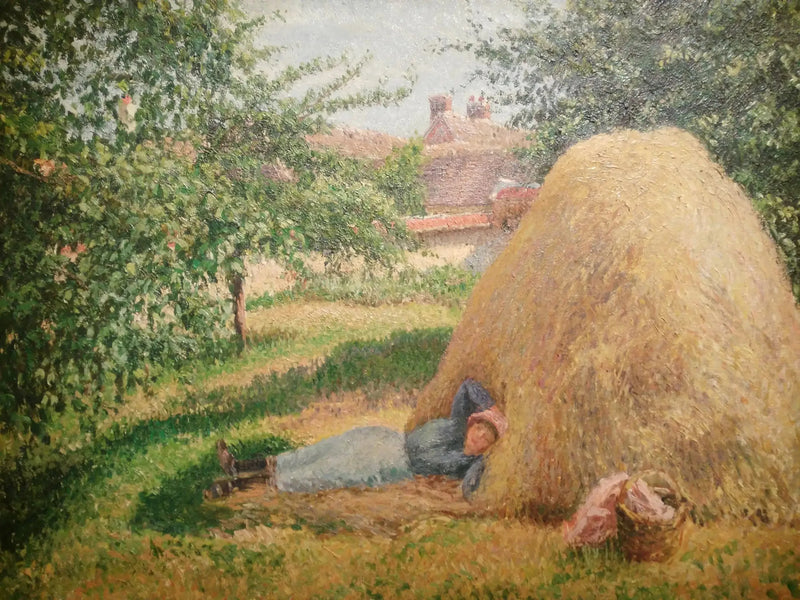 La Siesta, Éragny - Camille Pissarro