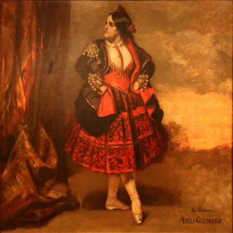 La señora Adela Guerrero, bailarina española - Gustave Courbet