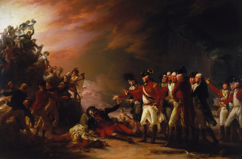 La Salida de la guarnición de Gibraltar en la mañana del 27 de noviembre de 1789 - John Trumbull