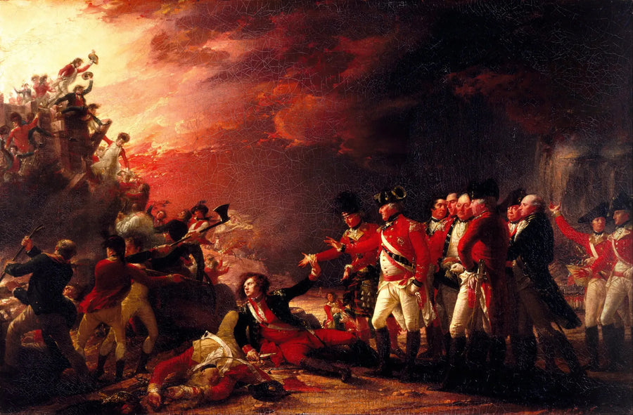 La salida de la guarnición de Gibraltar - John Trumbull