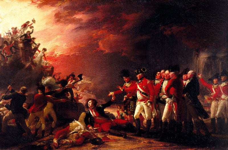 La salida de la guarnición de Gibraltar - John Trumbull