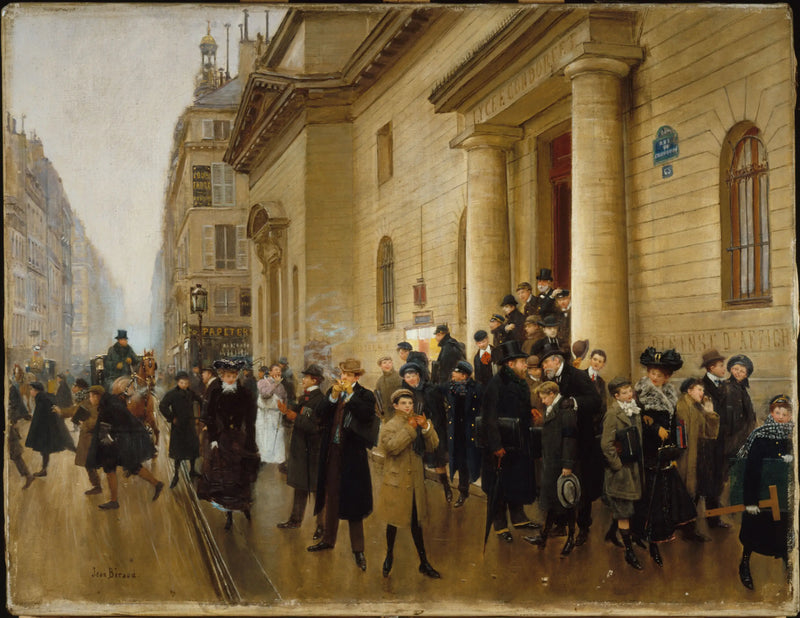 La Salida del Instituto Condorcet - Jean Béraud
