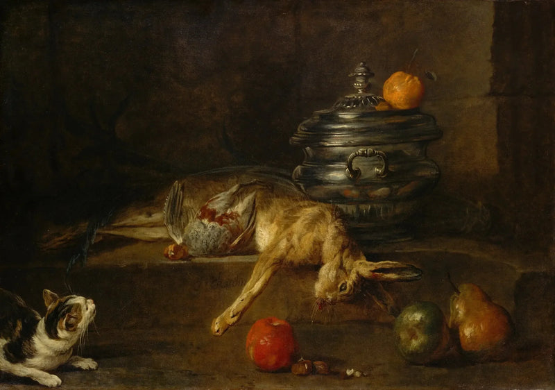 La sopera de plata - Jean Simeón Chardin