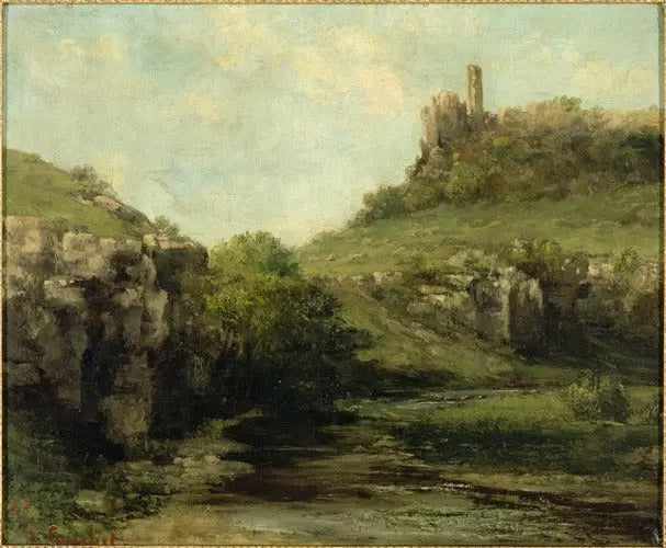 La fuente en Ornans - Gustave Courbet