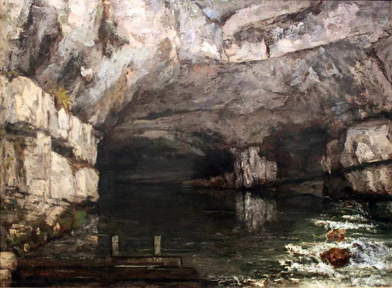 La fuente de la Loue - Gustave Courbet