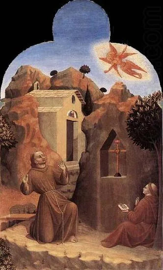La estigmatización de san Francisco - Stefano di Giovanni (Sassetta)