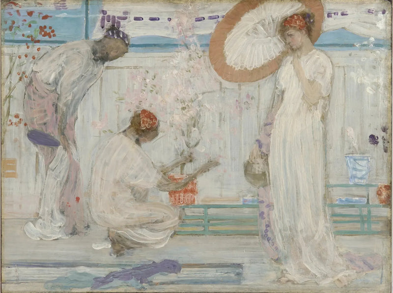 La Sinfonía Blanca: Tres Chicas - James Abbott McNeill Whistler