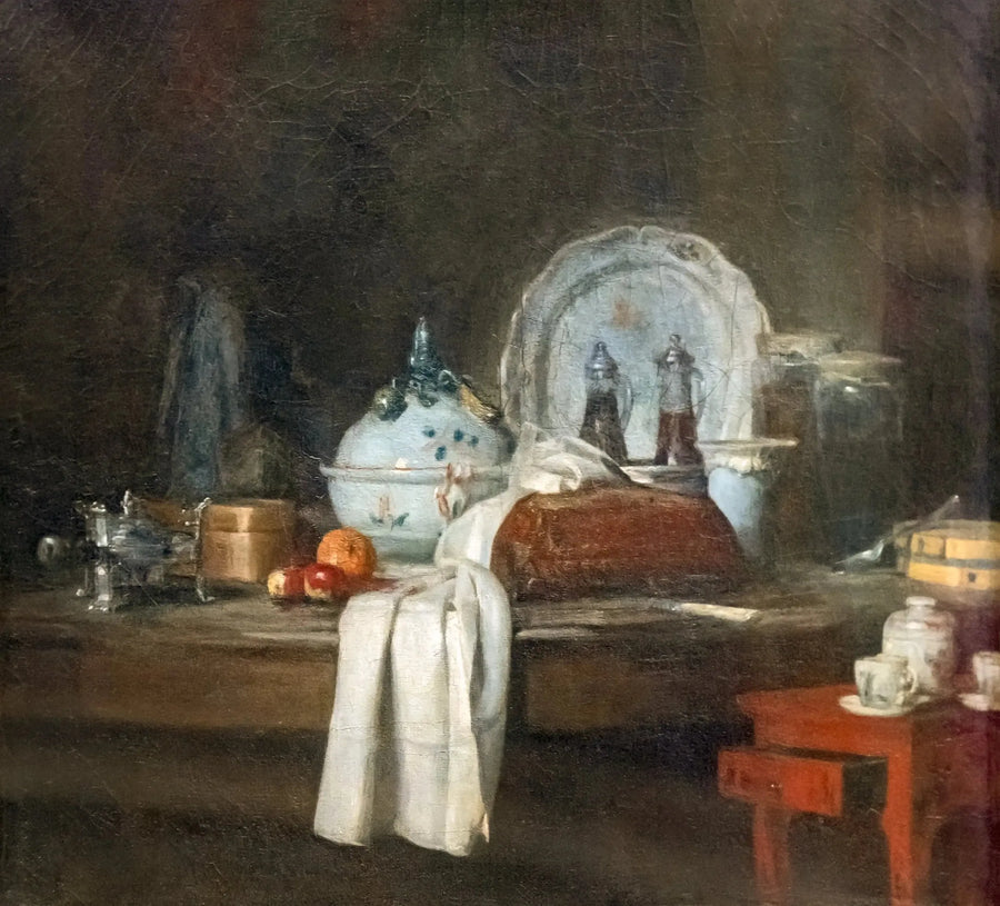 La mesa de trabajo - Jean Simeón Chardin