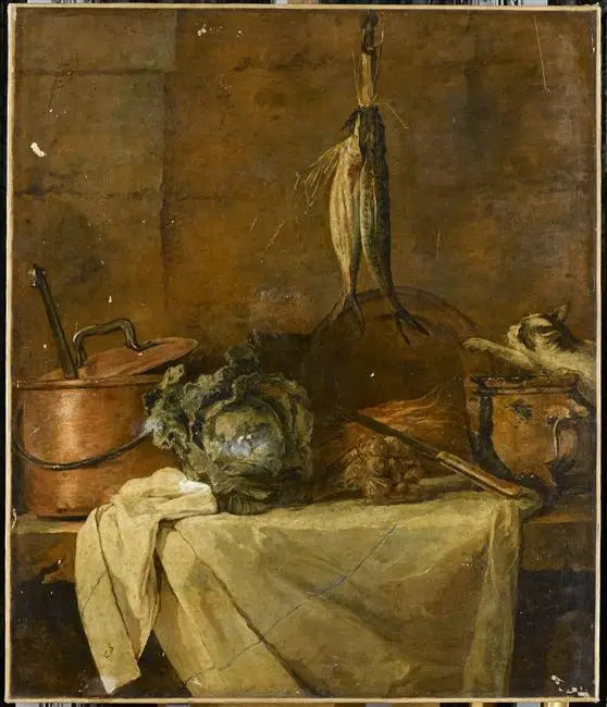 La Mesa de Cocina - Jean Simeón Chardin