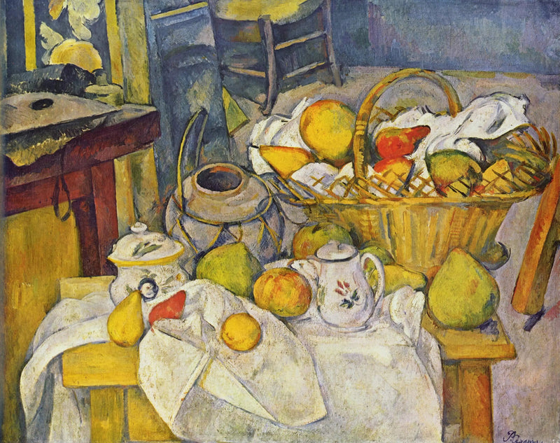 La Mesa de cocina - Paul Cézanne