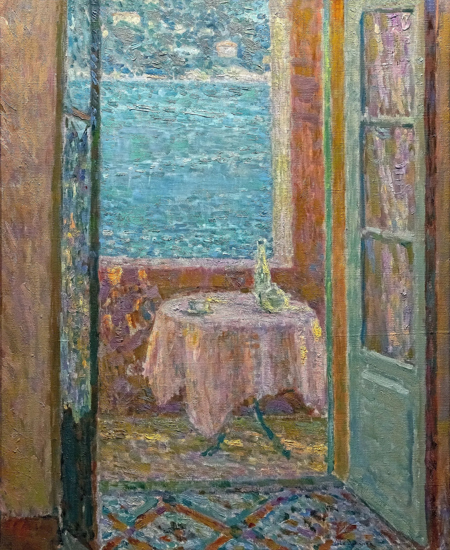La Mesa del mar, Villefranche-sur-Mer - Henri Le Sidaner
