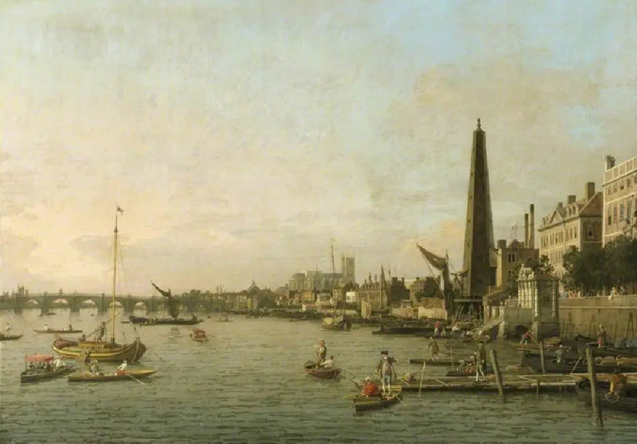El Támesis en Westminster - Canaletto
