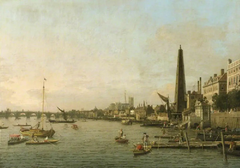 El Támesis en Westminster - Canaletto