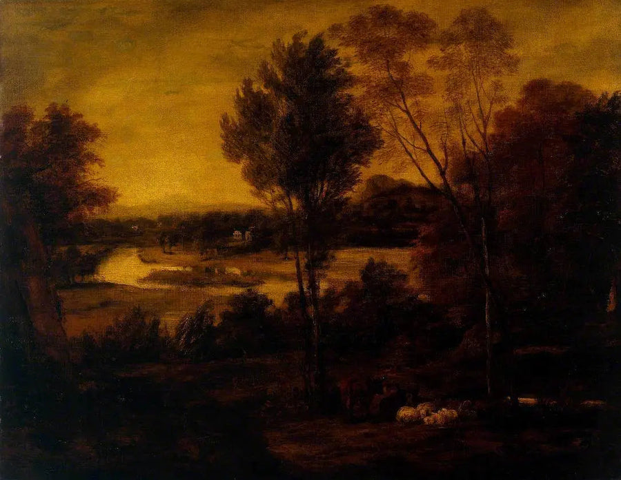 El Támesis desde Richmond Hill - Joshua Reynolds