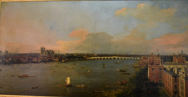 La Tamisa hacia Westminster desde Lambeth - Canaletto