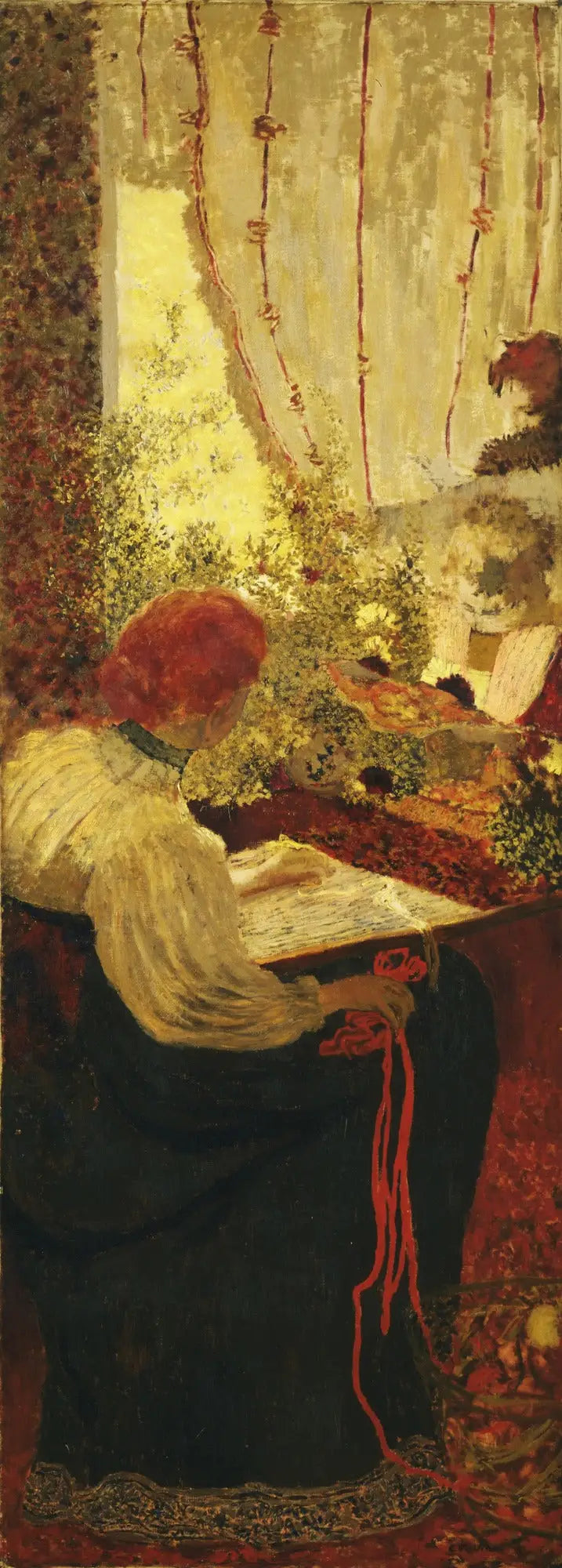La tapicería - Édouard Vuillard