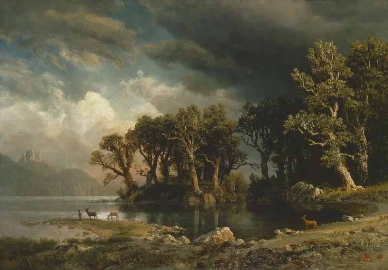 La tormenta que se avecina - Albert Bierstadt