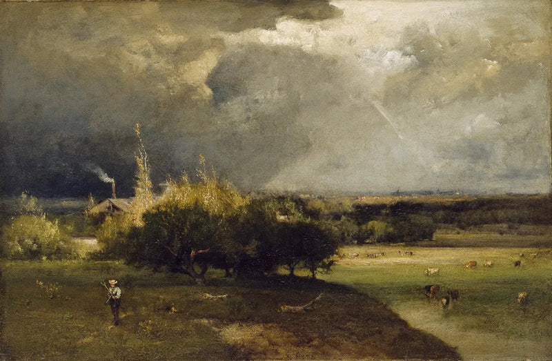 La tormenta que se avecina - George Inness