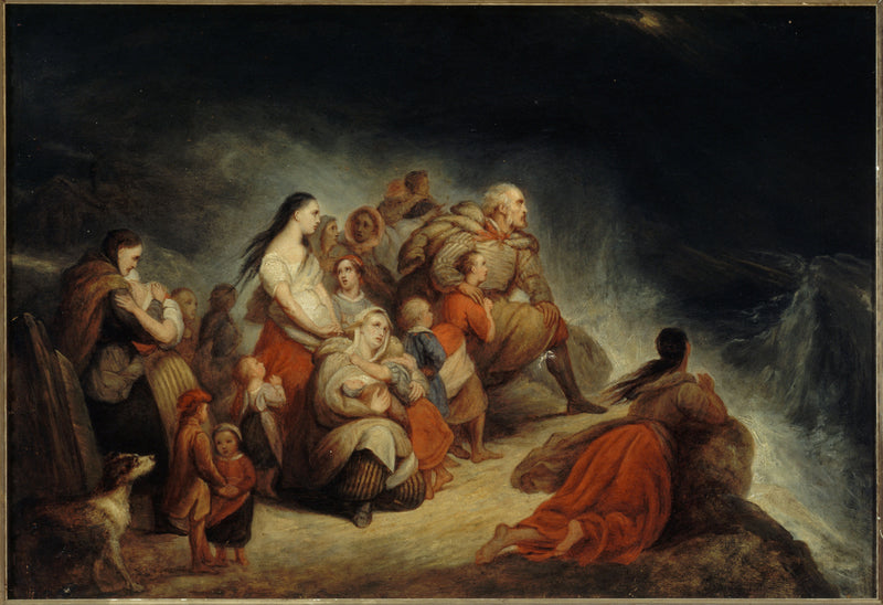 La tormenta - Ary Scheffer