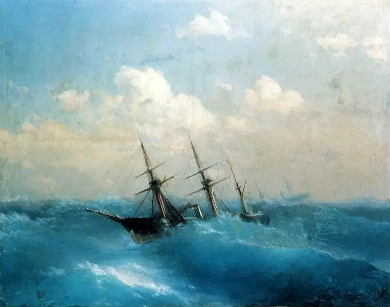 La tormenta - Ivan Aïvazovski