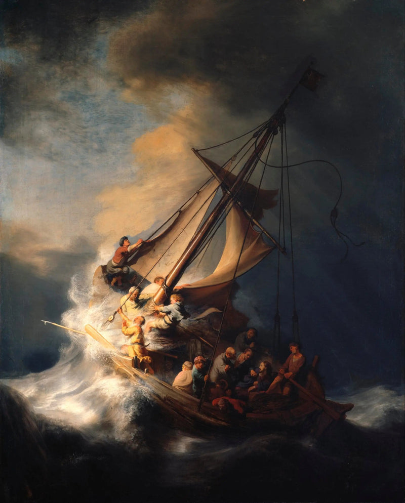 La Tormenta en el mar de Galilea - Rembrandt
