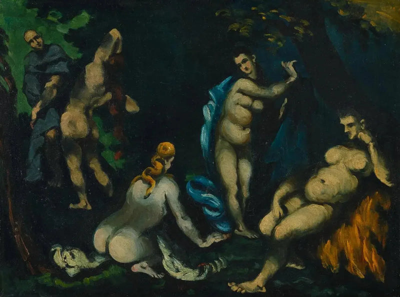 La Tentación de san Antonio - Paul Cézanne