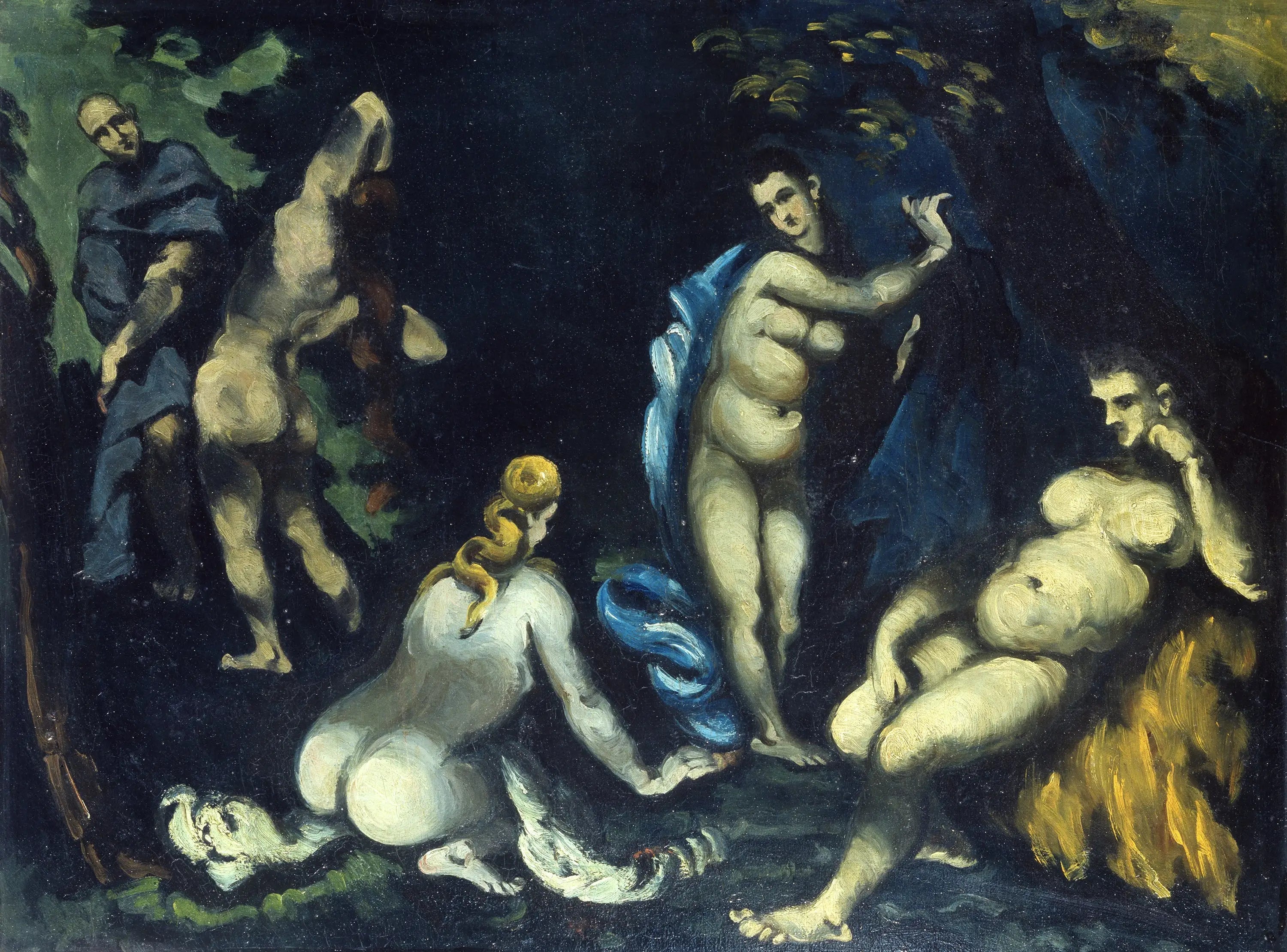 Reproduction du tableau « La Tentation de saint Antoine - Paul Cézanne » par Alpha Reproduction en peinture à l’huile