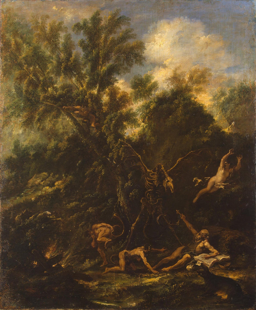La Tentación de san Antonio - Sebastiano Ricci