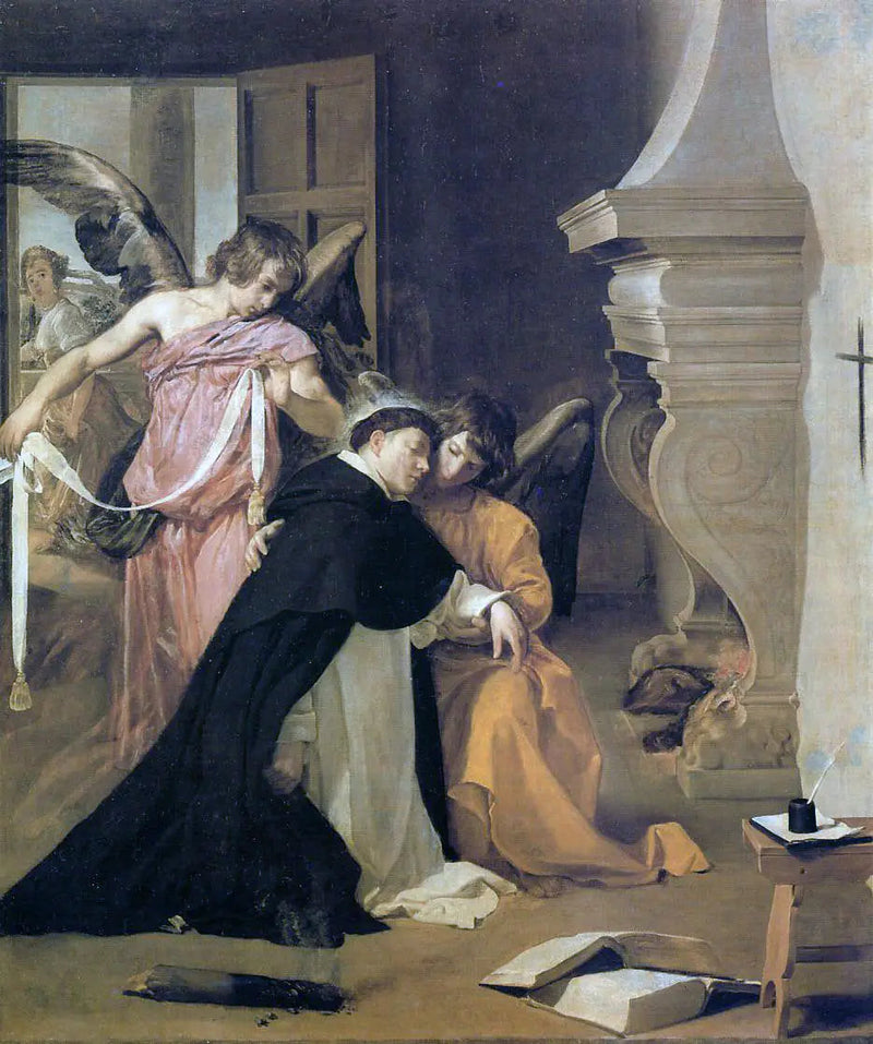 La Tentación de Santo Tomás de Aquino - Diego Velázquez