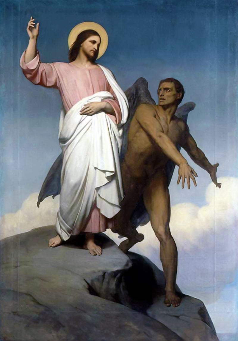 La Tentación de Cristo - Ary Scheffer