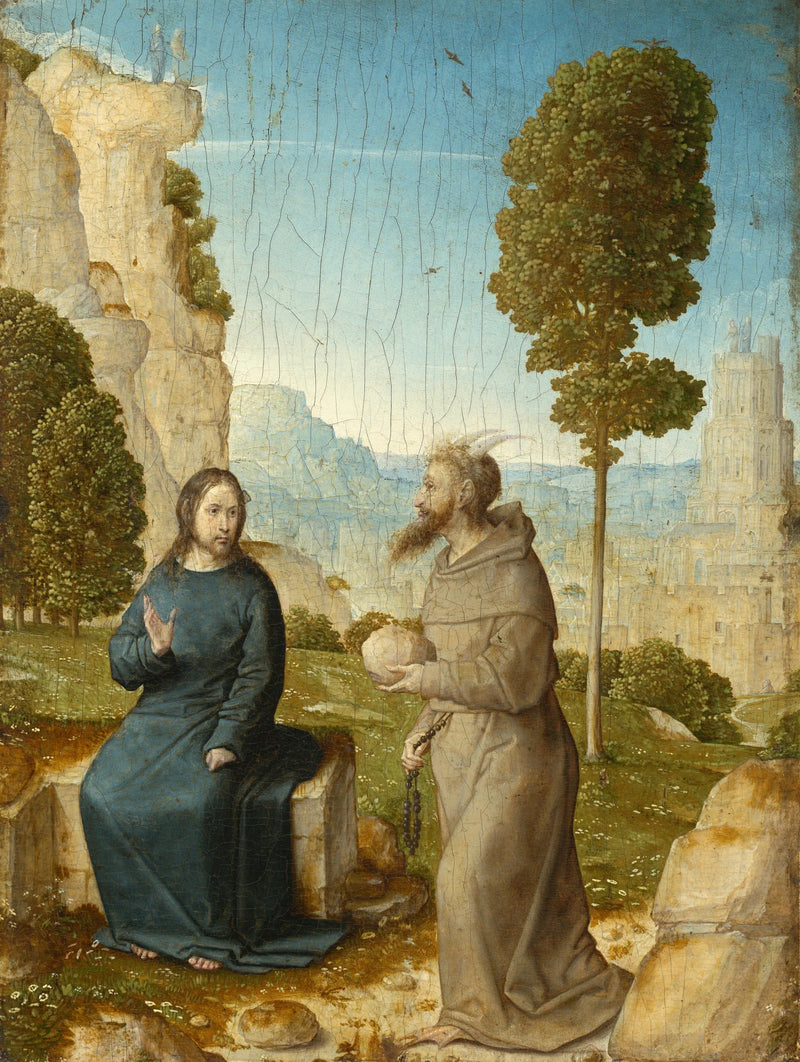 La tentación de Cristo - Juan de Flandes