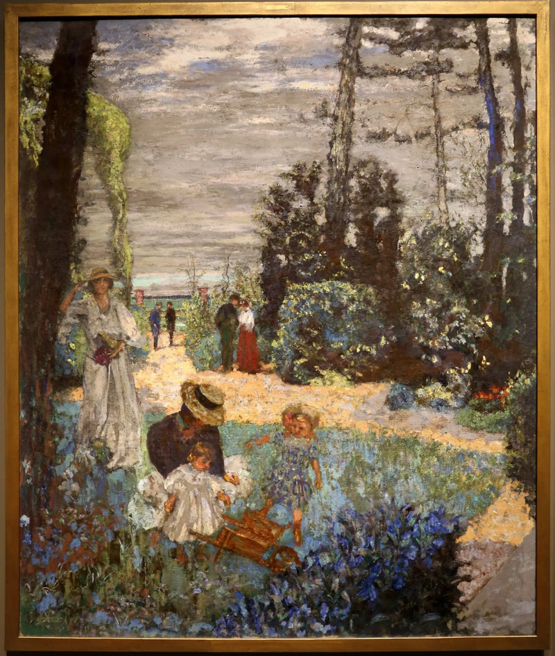 La terraza en Vasouy - El jardín - Édouard Vuillard