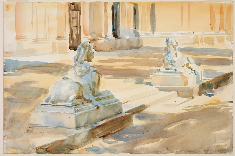 La Terraza de La Granja - John Singer Sargent